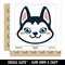 Chibi Husky Dog Head Waterproof Vinyl Phone Tablet Laptop Water Bottle Sticker Set - 5 Pack
